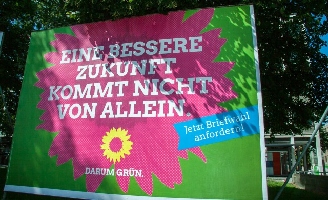 Plakataktion zur Bundestagswahl