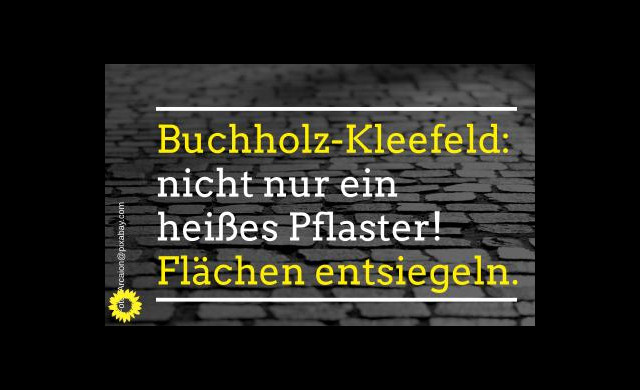 Bucholz-Kleefeld: Flächen entsiegeln!