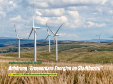Stadtbezirksrat: Anhörung „Erneuerbare Energien (EE) im Stadtbezirk“